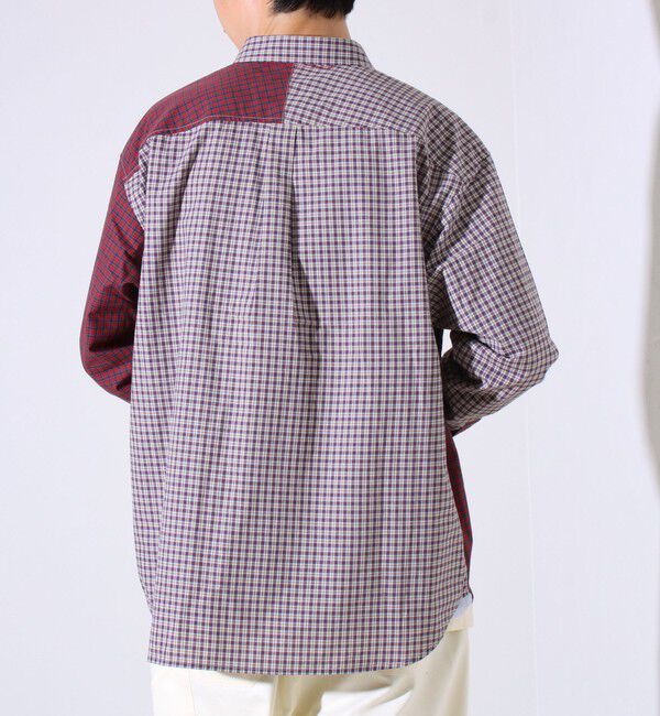 GLOSTER「【BOY刺繍】クレイジーパターン ボタンダウンシャツ」|シャツ・ブラウス|