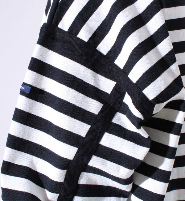 GLOSTER「【配色ラインが差をつける】ボーダーアームテープロンT」|Tシャツ・カットソー|