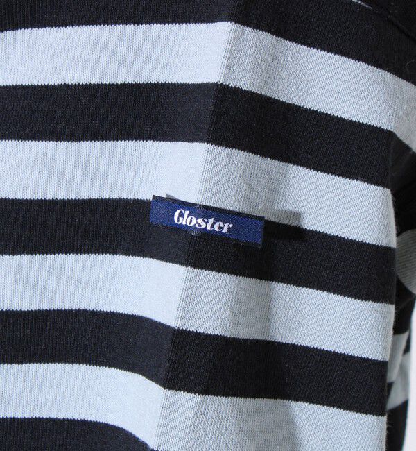 GLOSTER「【配色ラインが差をつける】ボーダーアームテープロンT」|Tシャツ・カットソー|
