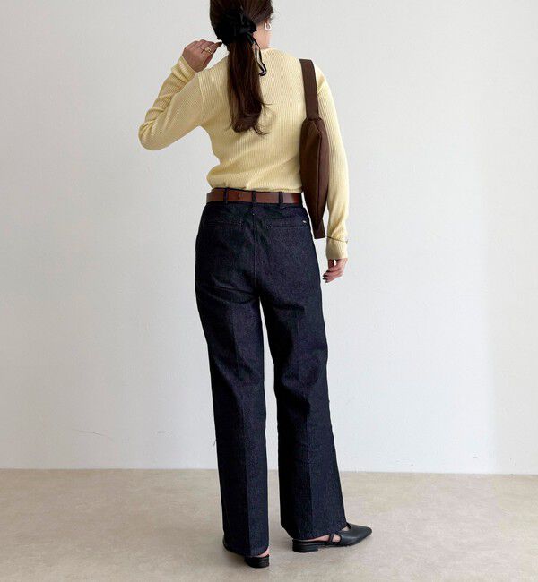 fredy emue「ウール混ベーシックリブニットプルオーバー」|ニット・セーター|