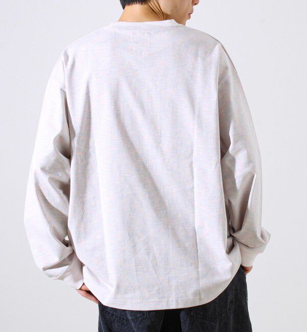 GLOSTER「【夏の大ヒットが秋仕様で登場】【BOY刺繍】裏グラデーション 天竺ロンT」|Tシャツ・カットソー|