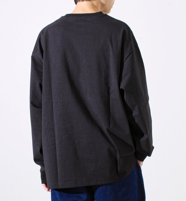 GLOSTER「【夏の大ヒットが秋仕様で登場】【BOY刺繍】裏グラデーション 天竺ロンT」|Tシャツ・カットソー|