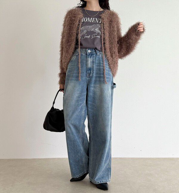 fredy emue「ポリフェザーニットボレロ」|カーディガン|