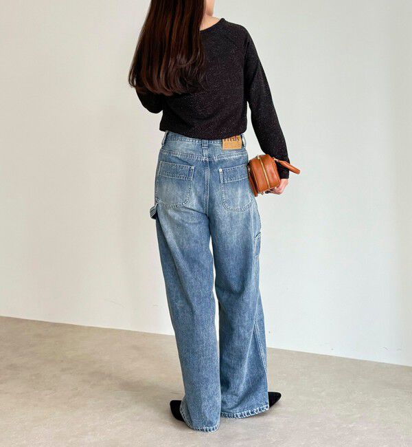 fredy emue「ラメテレコボートネックプルオーバー」|Tシャツ・カットソー|