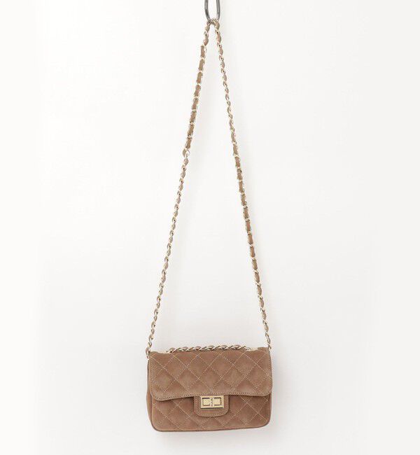 fredy emue「【AULENTTI/オーレンティ】キルティングスエードチェーンショルダーバッグ」|ショルダー・メッセンジャー|