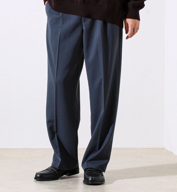 GLOSTER「【細すぎず太すぎない絶妙バランス】TRストレッチ ミディアムストレートパンツ」|チノ|