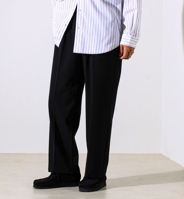 GLOSTER「【細すぎず太すぎない絶妙バランス】TRストレッチ ミディアムストレートパンツ」|チノ|