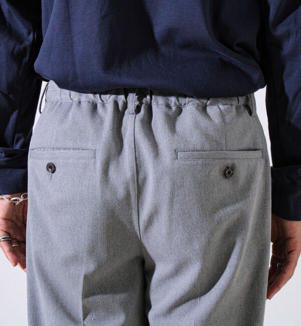 GLOSTER「【細すぎず太すぎない絶妙バランス】TRストレッチ ミディアムストレートパンツ」|チノ|