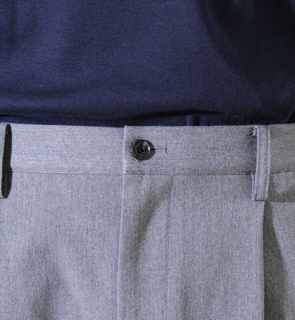 GLOSTER「【細すぎず太すぎない絶妙バランス】TRストレッチ ミディアムストレートパンツ」|チノ|