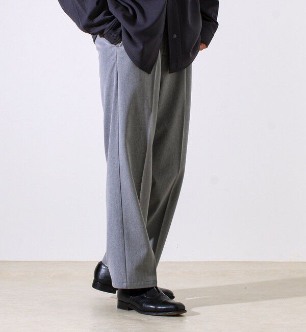 GLOSTER「【細すぎず太すぎない絶妙バランス】TRストレッチ ミディアムストレートパンツ」|チノ|
