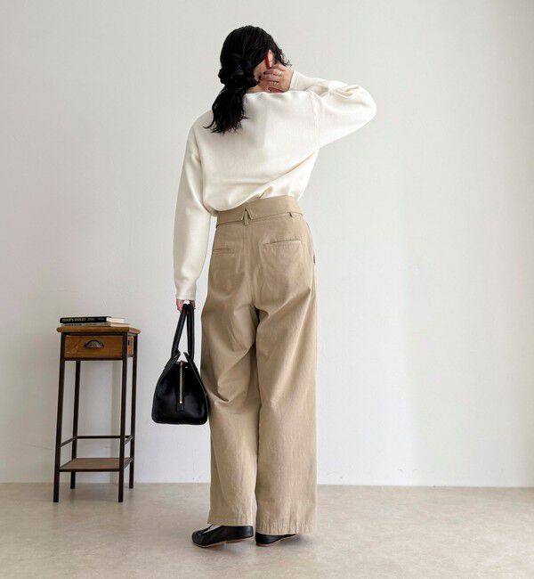 fredy emue「FR刺繍スウェットニットプルオーバー」|ニット・セーター|