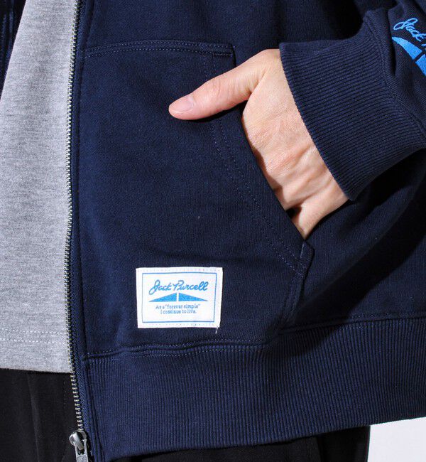 GLOSTER「【JACKPURCELL/ジャックパーセル】コーマ裏毛 フルジップパーカー」|パーカー|