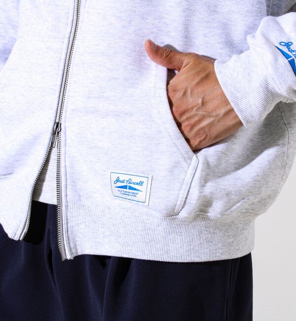 GLOSTER「【JACKPURCELL/ジャックパーセル】コーマ裏毛 フルジップパーカー」|パーカー|