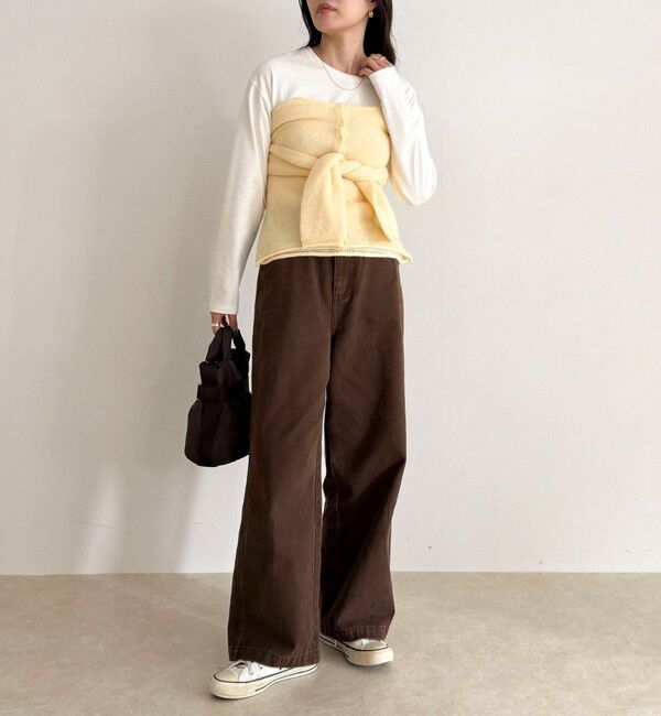 fredy emue「モヘヤ混ビスチェカーディガン」|カーディガン|