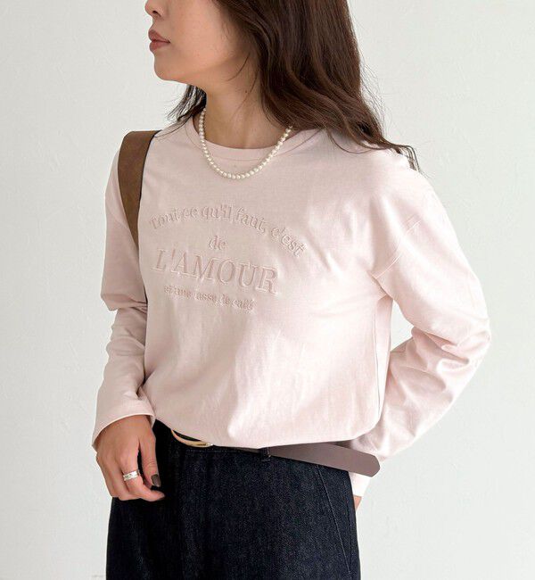 fredy emue「ワントーンロゴロンTシャツ」|Tシャツ・カットソー|