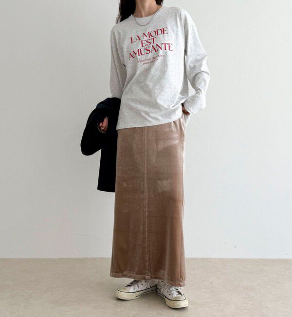 fredy emue「ロゴプリントロンTシャツ」|Tシャツ・カットソー|