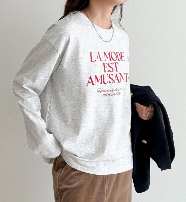 fredy emue「ロゴプリントロンTシャツ」|Tシャツ・カットソー|