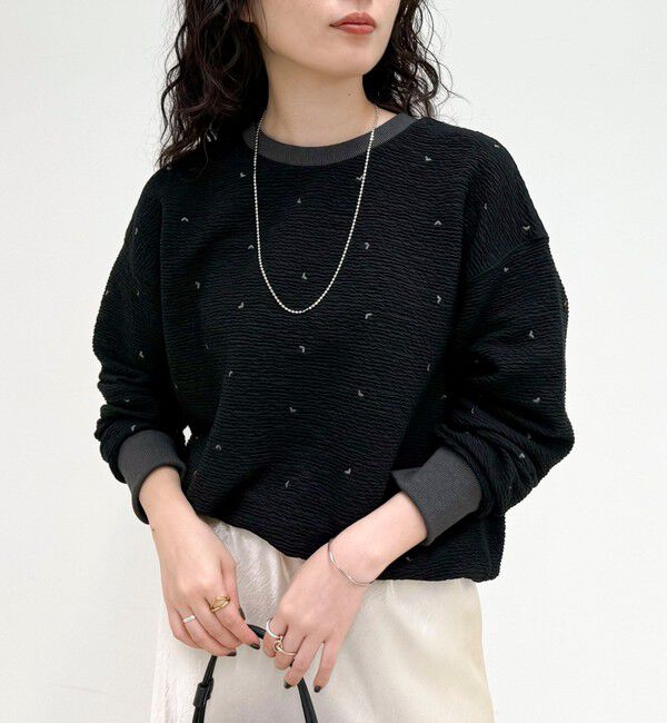 fredy emue「【大人気リバイバル】ハート刺繍コンパクトスウェットプルオーバー」|スウェット・ジャージ|