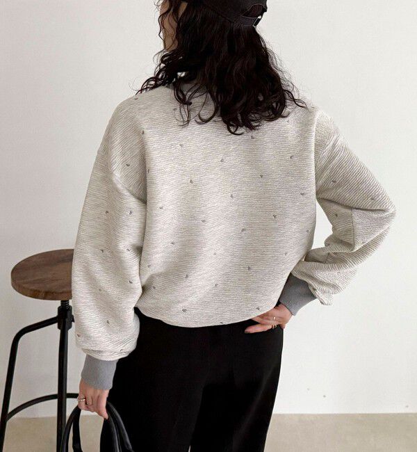 fredy emue「【大人気リバイバル】ハート刺繍コンパクトスウェットプルオーバー」|スウェット・ジャージ|