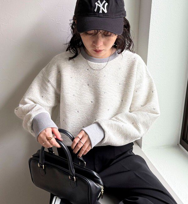 fredy emue「【大人気リバイバル】ハート刺繍コンパクトスウェットプルオーバー」|スウェット・ジャージ|