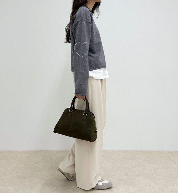 fredy emue「ハートステッチニットプルオーバー」|ニット・セーター|