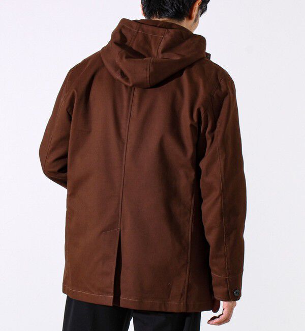 GLOSTER「【GLOSTER定番/ビジカジ対応】コードストライプ スタンドフードブルゾン」|ブルゾン・スタジャン|