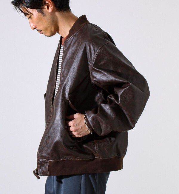 GLOSTER「【ARMY TWILL/アーミーツイル】Vegan Leather Blouson」|その他|