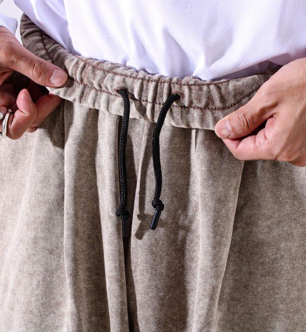 GLOSTER「【トレンド感あるルーズフィット】スノーウォッシュ スウェットパンツ」|その他|