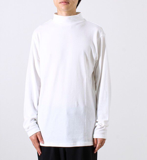 GLOSTER「【インナー使い/レイヤードに最適】ソフトタッチスムースモックネック」|Tシャツ・カットソー|