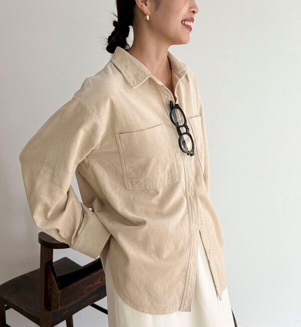 fredy emue「コーデュロイシャツ」|シャツ・ブラウス|