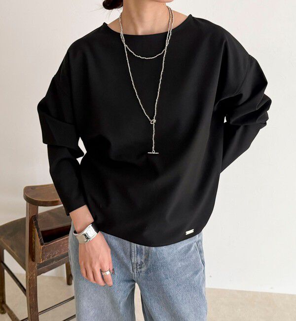 fredy emue「コクーンストレッチブラウス」|シャツ・ブラウス|