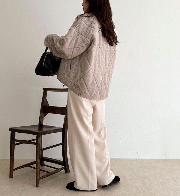 fredy emue「ファーキルトジップコート」|その他|