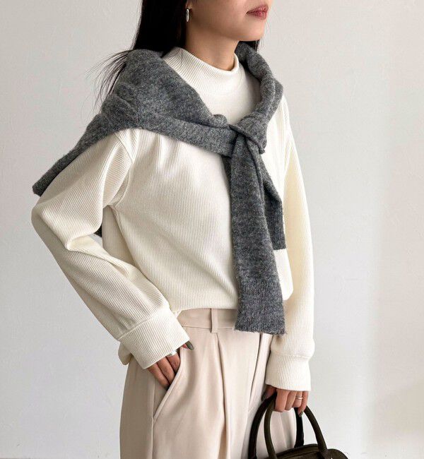 fredy emue「ニットソークロップドプルオーバー」|Tシャツ・カットソー|