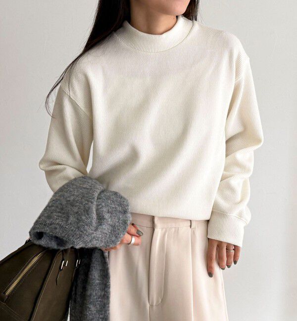 fredy emue「ニットソークロップドプルオーバー」|Tシャツ・カットソー|