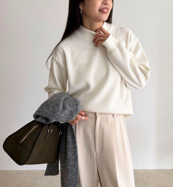 fredy emue「ニットソークロップドプルオーバー」|Tシャツ・カットソー|