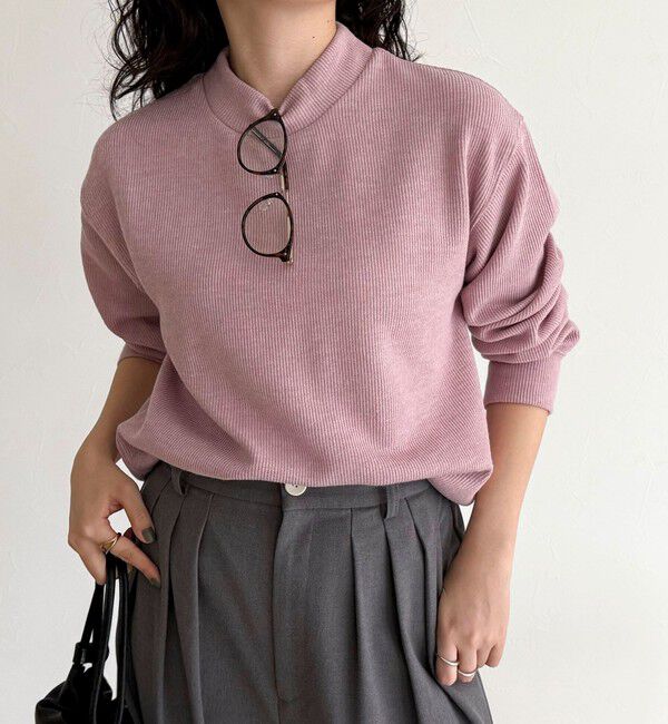 fredy emue「ニットソークロップドプルオーバー」|Tシャツ・カットソー|