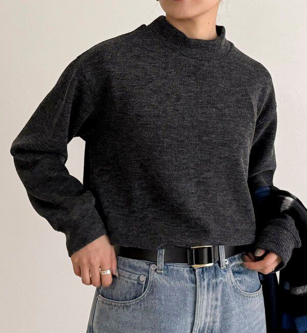 fredy emue「ニットソークロップドプルオーバー」|Tシャツ・カットソー|