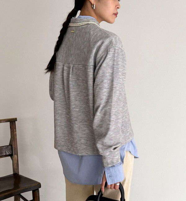 fredy emue「ニットソークロップドプルオーバー」|Tシャツ・カットソー|