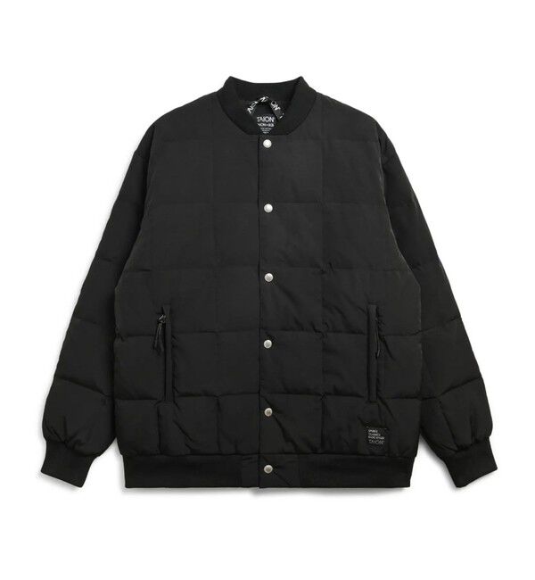 GLOSTER「【TAION/タイオン】スポーツクラシック ダウンスタジアムジャンパー」|ダウン|ブラック