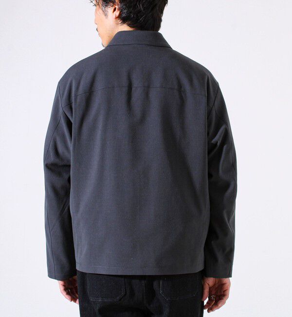 GLOSTER「【セットアップ対応】ウールライクジップジャケット」|ブルゾン・スタジャン|