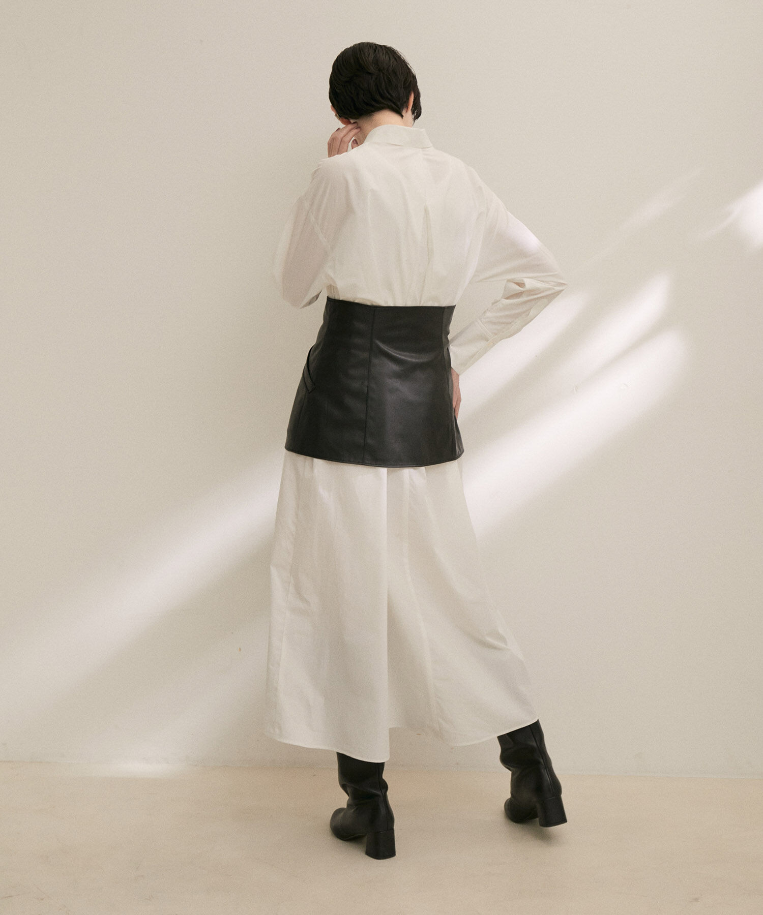 SALON adam et rope'「フェイクレザービスチェ【セットアップ対応】」|チューブトップ|