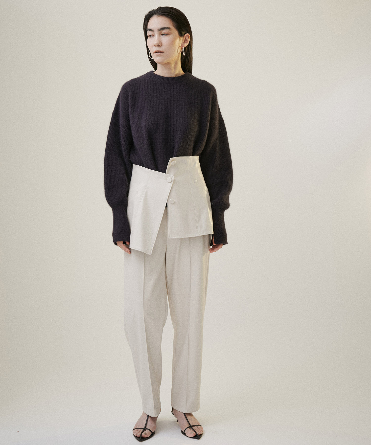 SALON adam et rope'「フェイクレザービスチェ【セットアップ対応】」|チューブトップ|