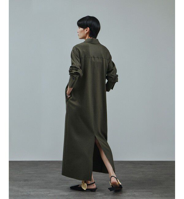 SALON adam et rope'「ミルドジャージシャツワンピース」|ワンピース|