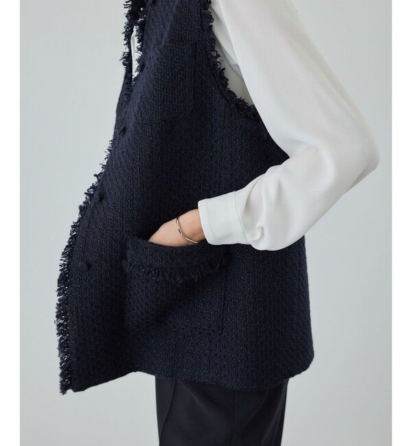 ROPE「ミックスツイードジレベスト/26SS」|ベスト・ジレ|