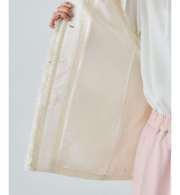 ROPE「ミックスツイードジレベスト/26SS」|ベスト・ジレ|