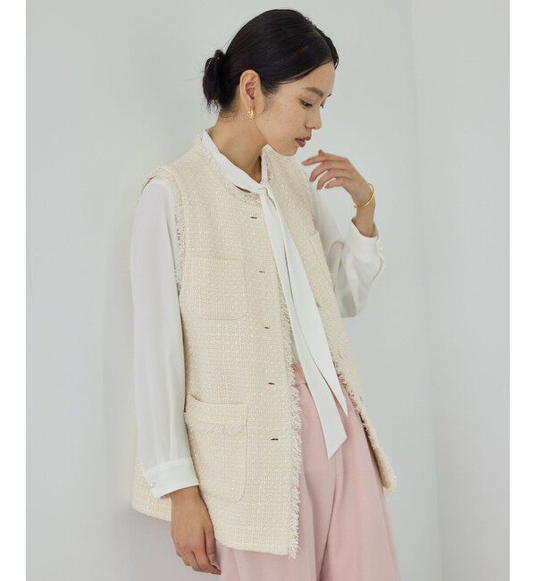 ROPE「ミックスツイードジレベスト/26SS」|ベスト・ジレ|