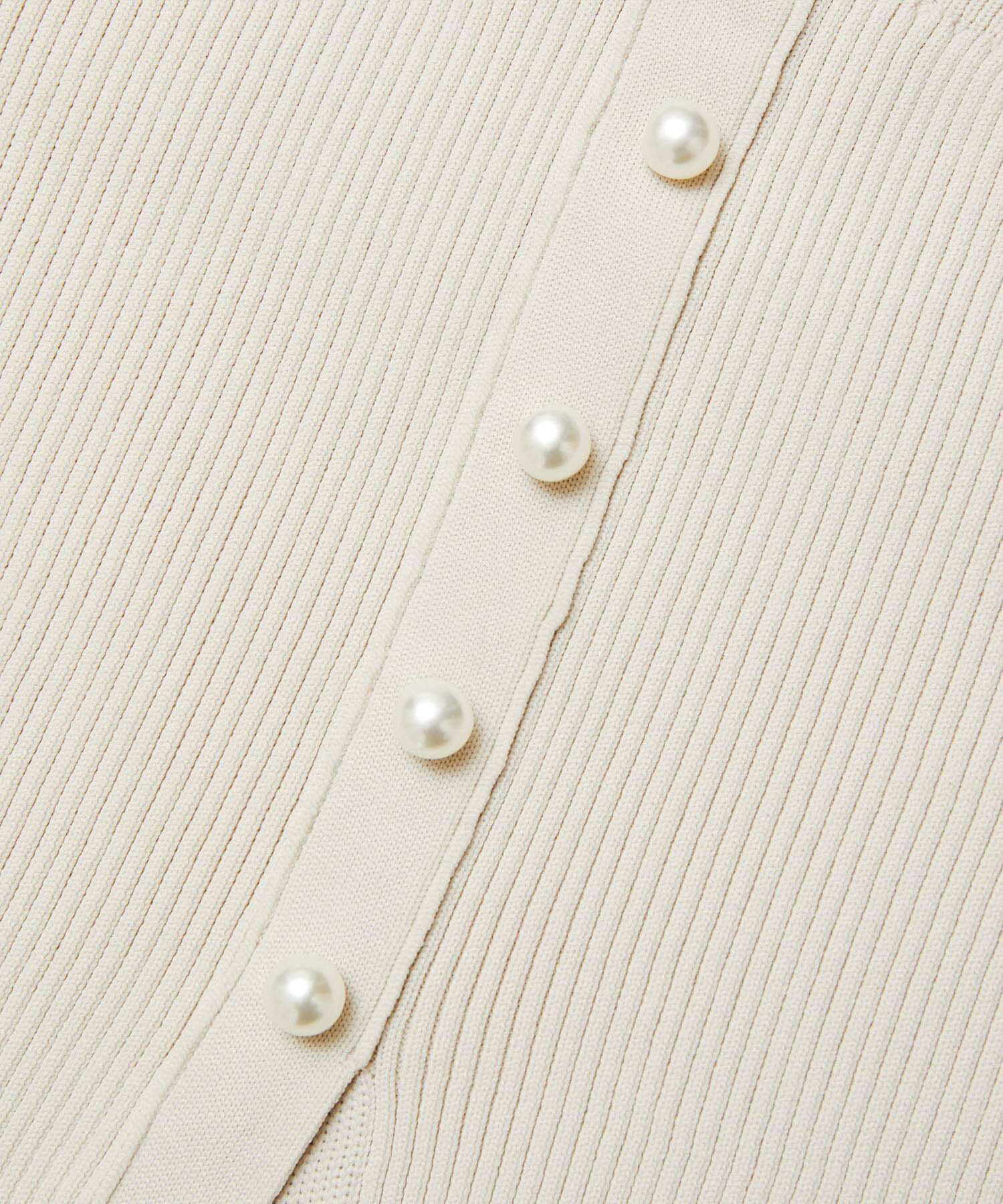 VIS「【洗える】パール釦ニットビスチェ」|ニット・セーター|