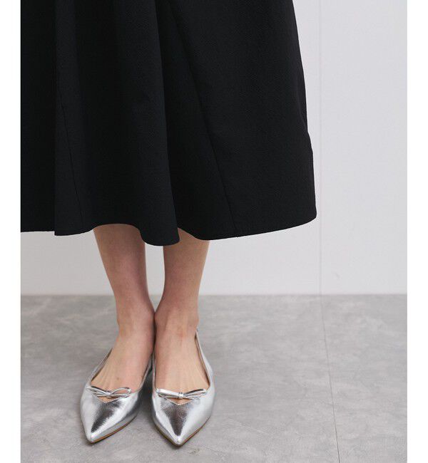 VIS「【洗える】サッカータックフレアースカート」|スカート|