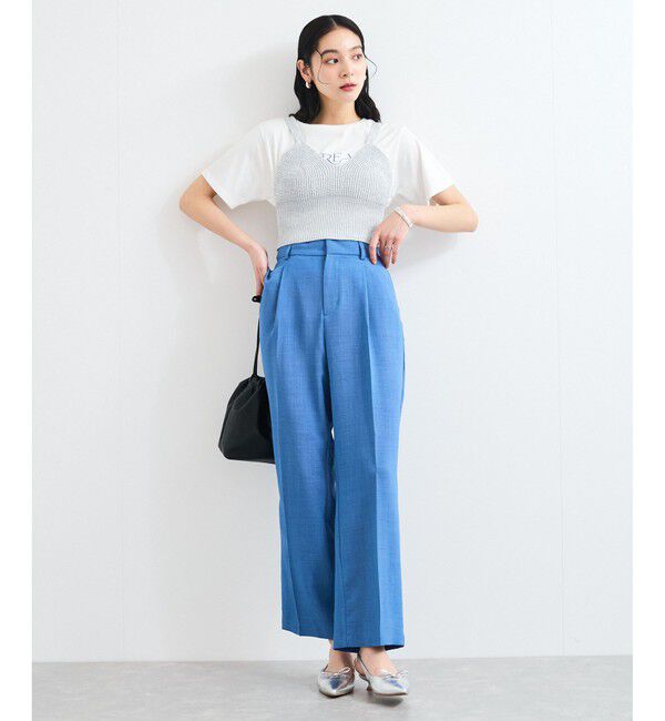 VIS「スパンコールニットビスチェ」|キャミソール|