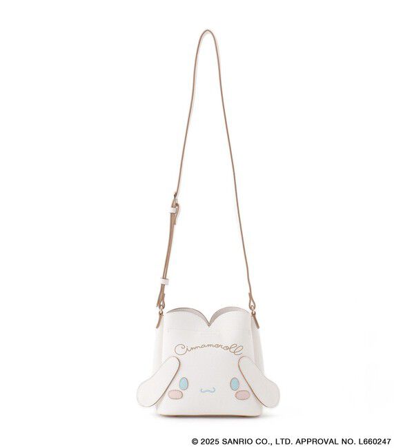 VIS「【WEB/一部店舗限定】【シナモロール】VIS別注ダブルフェイスハートカットバッグ(ミニ)」|ショルダー・メッセンジャー|